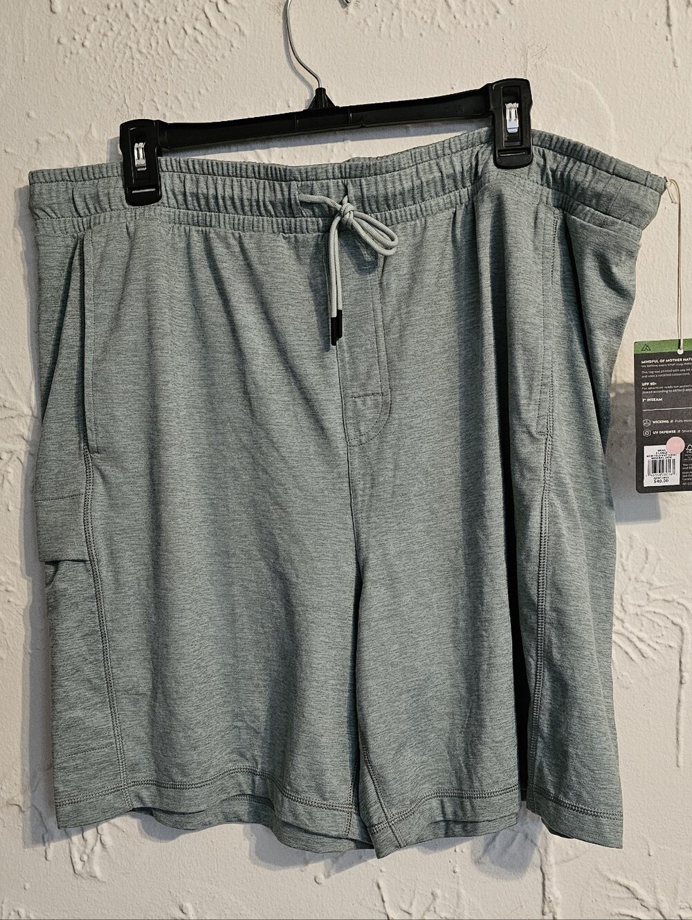 Men's Relaxed Fit Drawstring Shorts XL Alpine Design